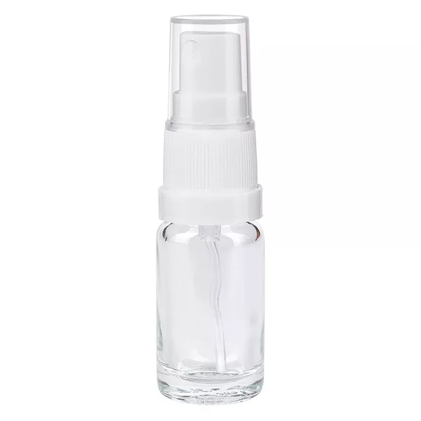 10 ml butelka ze spryskiwaczem biała/przezroczysta STD ClearLine UT18/10 10 ml butelka ze spryskiwaczem biała/przezroczysta STD ClearLine UT18/10