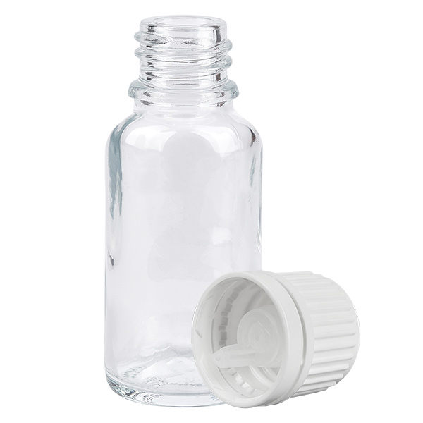 Butelka z kroplomierzem 20 ml 0,7 mm biała OV ClearLine UT18/20 Butelka z kroplomierzem 20 ml 0,7 mm biała OV ClearLine UT18/20