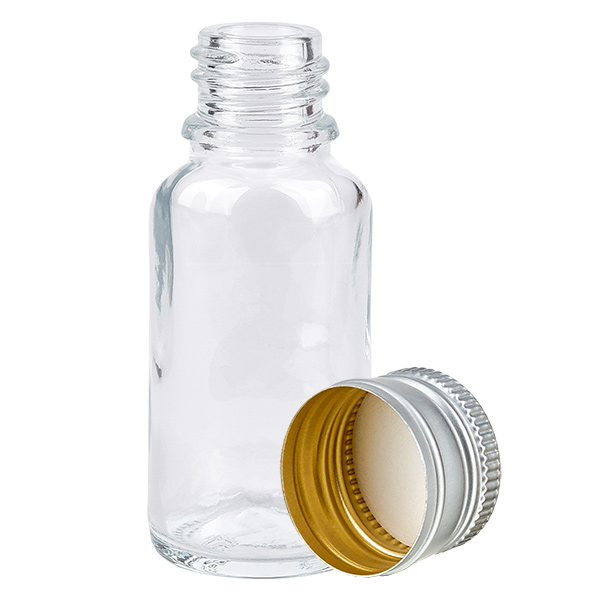 Butelka 20 ml 11 mm SV aluminiowo-srebrna STD ClearL.UT18/20