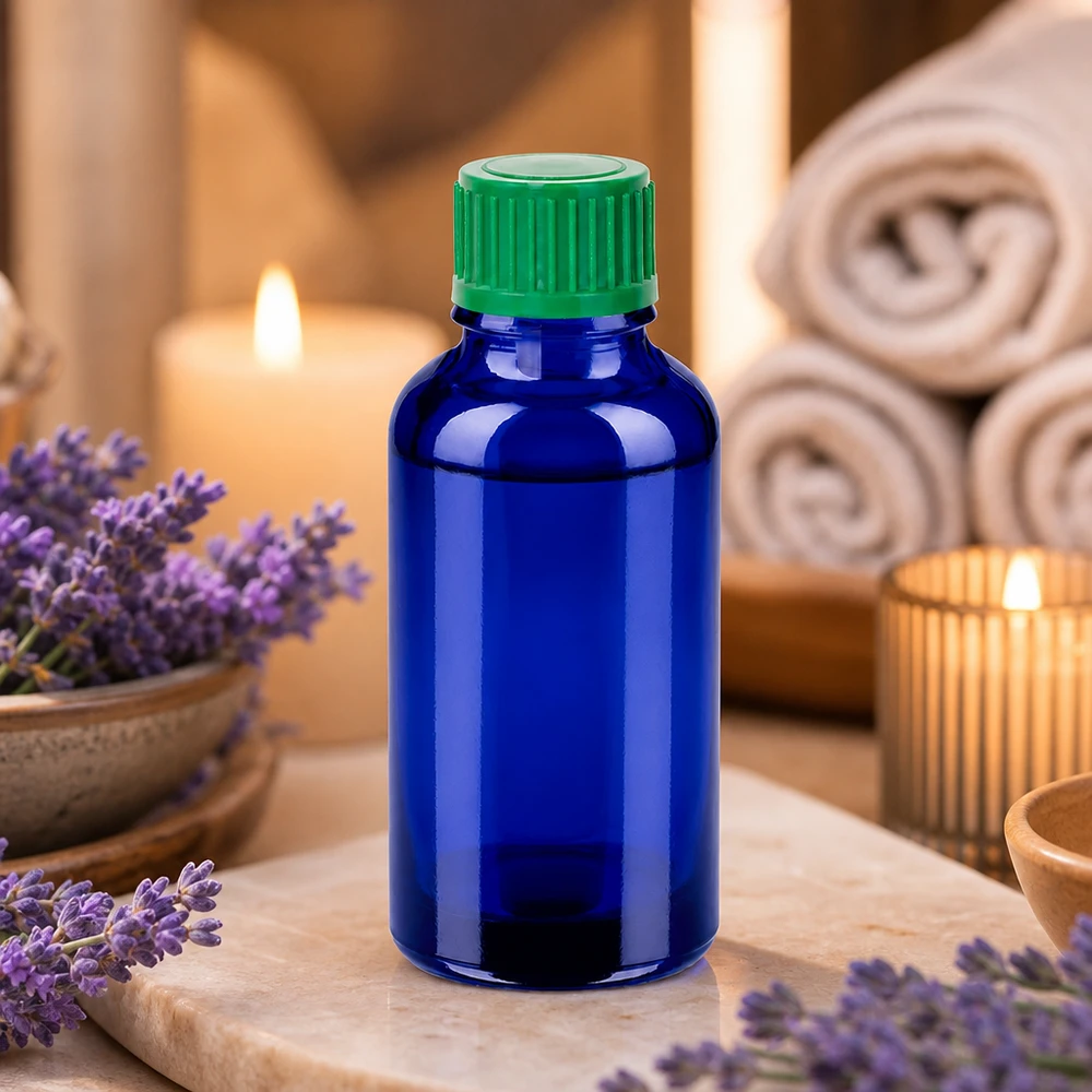 Butelka z kroplomierzem 30 ml 0,8 mm zielona STD BlueLine UT18/30 Precyzyjna butelka z zakraplaczem 30 ml z otworem 0,8 mm w kolorze niebieskim do dokładnego dozowania płynów
