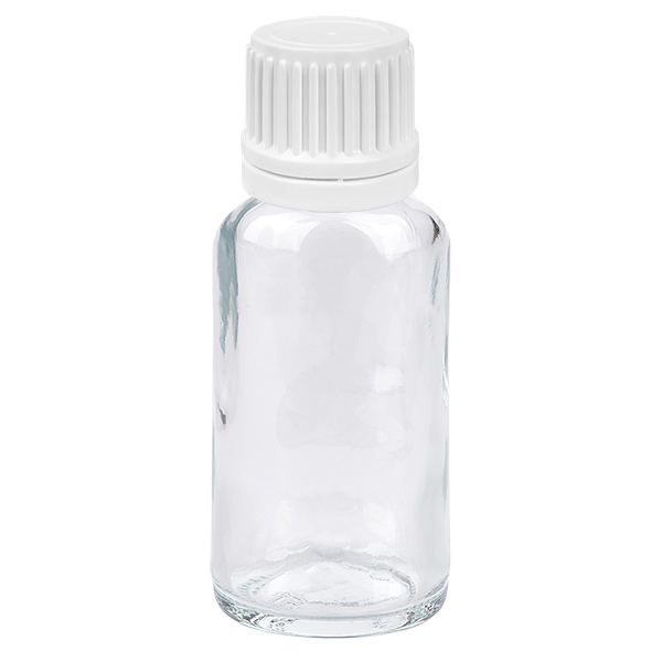 Butelka z kroplomierzem 20 ml 0,7 mm biała OV ClearLine UT18/20 Butelka z kroplomierzem 20 ml 0,7 mm biała OV ClearLine UT18/20
