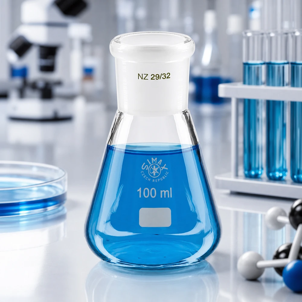 Kolba Erlenmeyera 100 ml ze standardowym szlifowanym złączem (29/32)