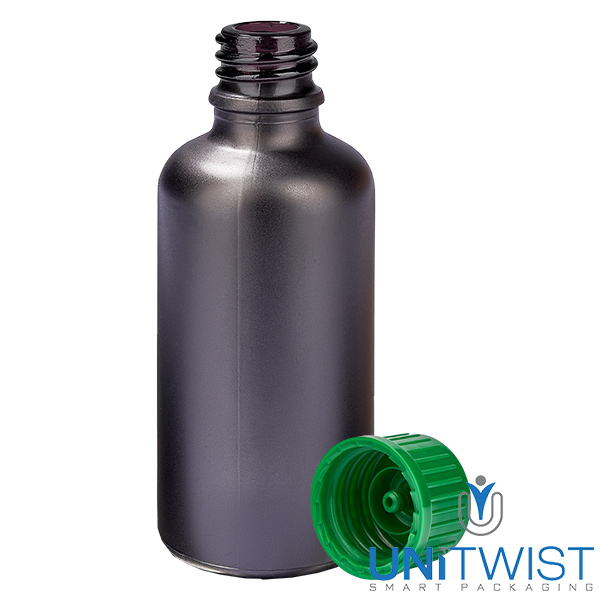 Butelka 50 ml 11 mm SV zielona STD BlackLine UT18/50 Butelka 50 ml 11 mm SV zielona STD BlackLine UT18/50