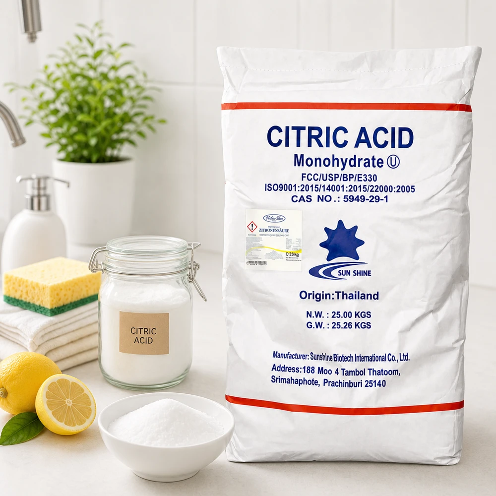 Opis Ten produkt jest środkiem spożywczym. Kwas cytrynowy Doktor-Klaus to prawdziwie uniwersalny produkt. Może być stosowany w wielu obszarach domu i do pielęgnacji całego ciała. Nawet przemysł wykorzystuje ten kwa Wysokiej jakości kwas cytrynowy E330 25 kg w opakowaniu zbiorczym od SunShine Biotech - dodatek do żywności z Tajlandii