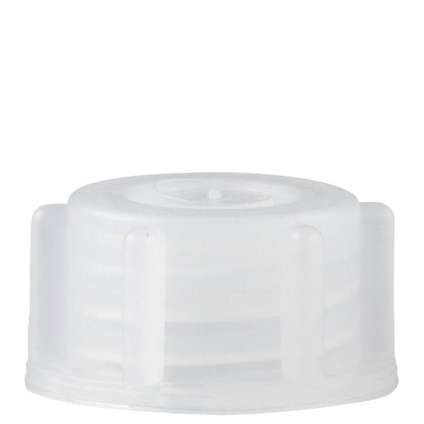 Zakrętka do butelki laboratoryjnej z wąską szyjką 100 ml Zakrętka do butelki laboratoryjnej z wąską szyjką 100 ml