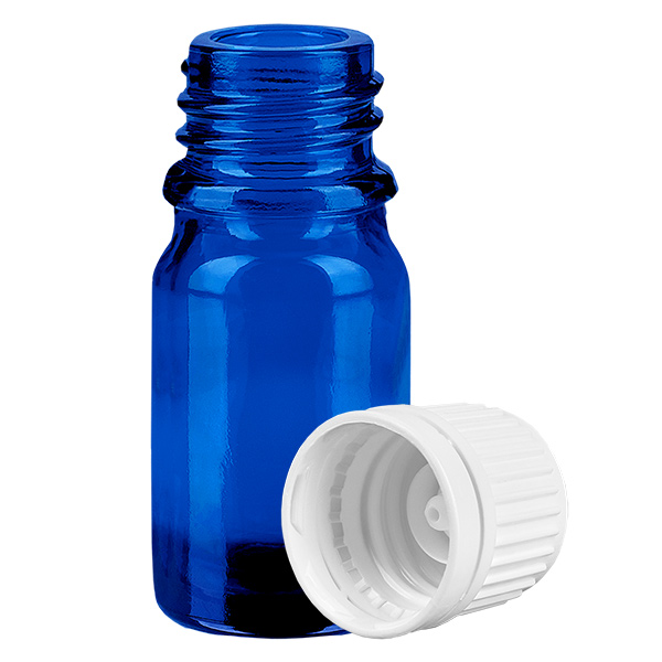 Butelka 5 ml 11 mm SV bia&#322;a OV BlueLine UT18/5