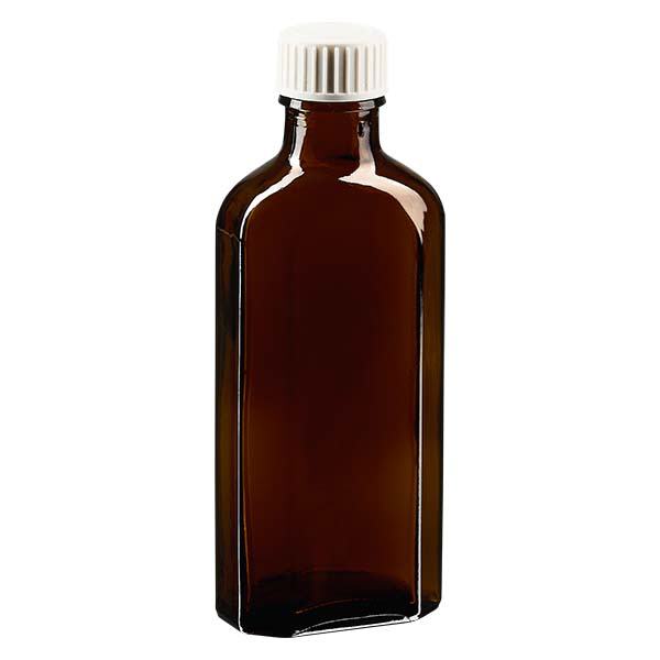 100 ml Brązowa zakrętka Meplat z wkładką z pianki PE 100 ml Brązowa zakrętka Meplat z wkładką z pianki PE