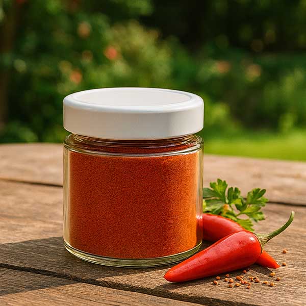 135 ml okrągłe szkło + pokrywka BasicSeal biała deep UN..