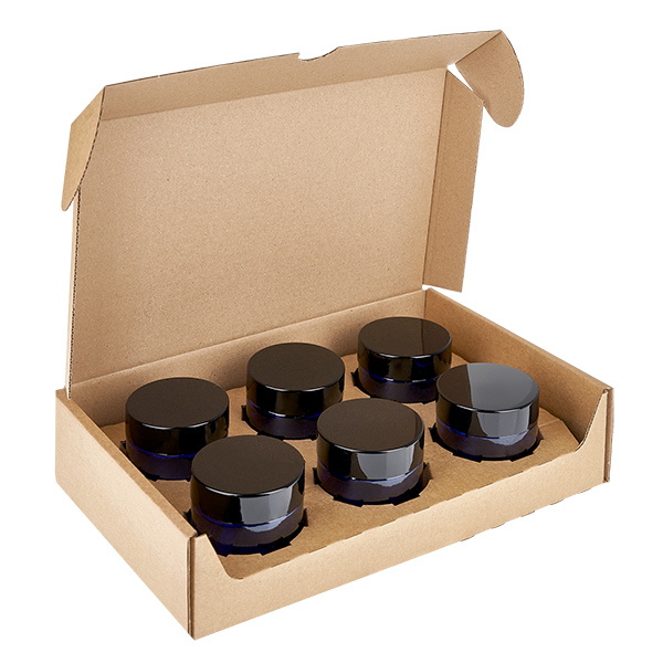 Szklany s&#322;oik 30ml niebieski z pokrywk&#261; UNiTWIST