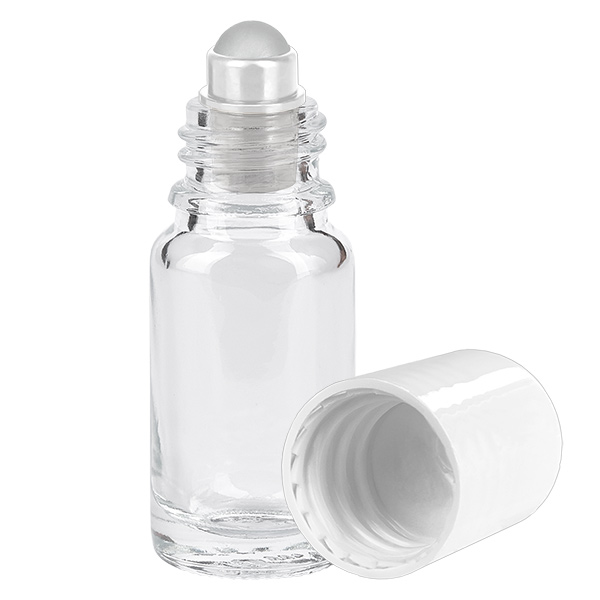 Butelka roll-on 10 ml biała STD ClearLine UT18/10