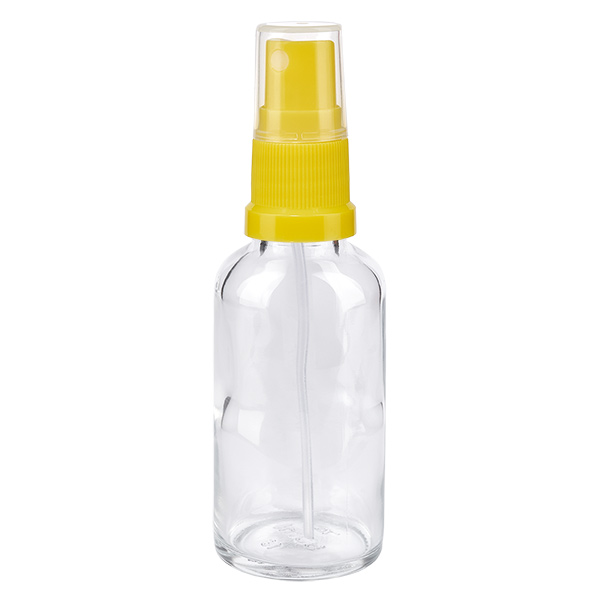 30 ml butelka ze spryskiwaczem żółta/przezroczysta STD ClearLine UT18/30 30 ml butelka ze spryskiwaczem żółta/przezroczysta STD ClearLine UT18/30