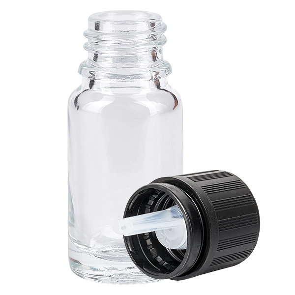 Butelka z zakraplaczem 10 ml 1mm s. OV KiSi Bli ClearL. UT18/10 Butelka z zakraplaczem 10 ml 1mm s. OV KiSi Bli ClearL. UT18/10