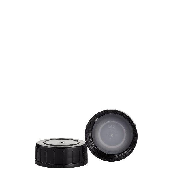 Nakrętka czarna wykonana z PPN 32 mm (DIN 32) Nakrętka czarna wykonana z PPN 32 mm (DIN 32)