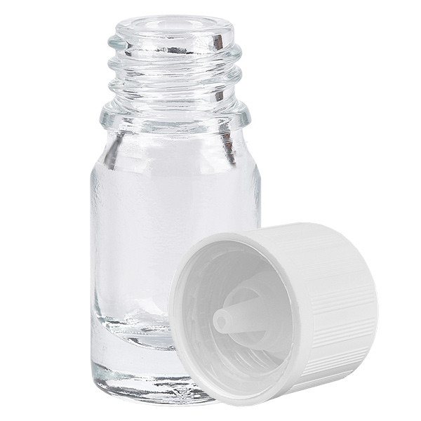 Butelka z zakraplaczem 5 ml 1,2 mm w. STD KiSi ClearL. UT18/5