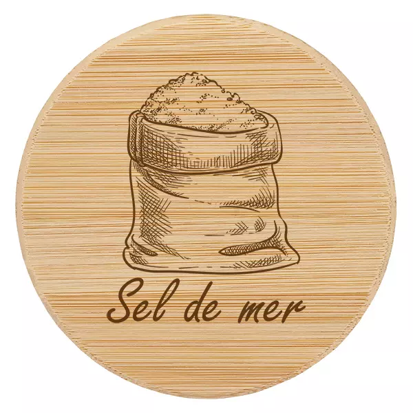 Osłona z drewna "sel de mer" do WECK RR60 Osłona z drewna "sel de mer" do WECK RR60