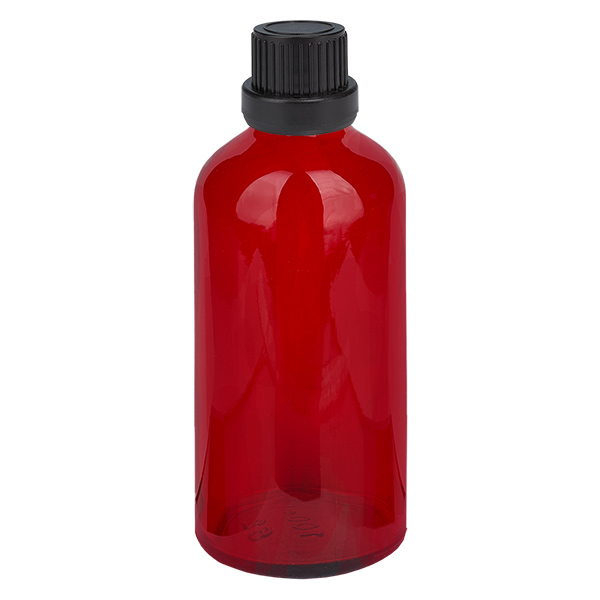 Butelka 100 ml 11 mm SV czarna OV RedLine UT18/100 Butelka 100 ml 11 mm SV czarna OV RedLine UT18/100