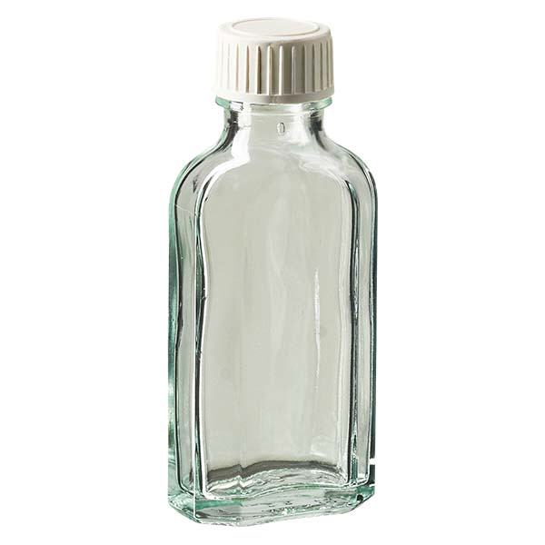50 ml Przezroczysta zakrętka Meplat z wkładką z pianki PE 50 ml Przezroczysta zakrętka Meplat z wkładką z pianki PE