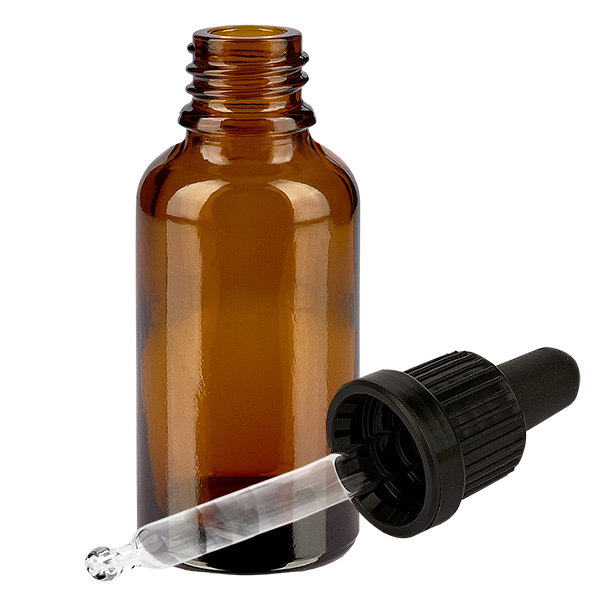 30 ml butelka z pipet&#261;, czarna OV BrownLine UT18/30