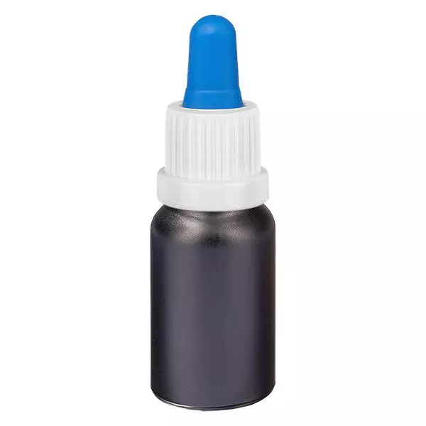 Butelka z pipetą 10 ml biała/niebieska OV BlackLine UT18/10 Butelka z pipetą 10 ml biała/niebieska OV BlackLine UT18/10