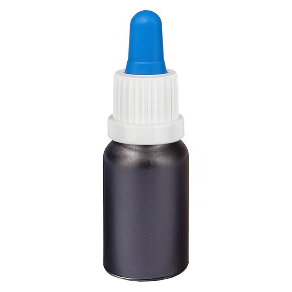 Butelka z pipetą 10 ml biała/niebieska OV BlackLine UT18/10 Butelka z pipetą 10 ml biała/niebieska OV BlackLine UT18/10