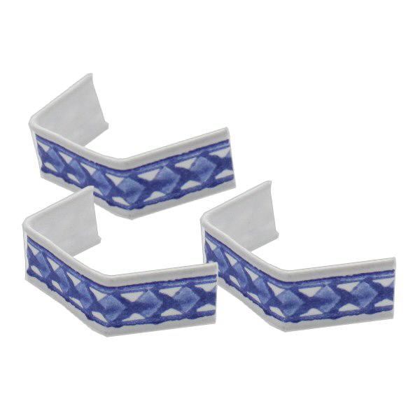 1 papierowy klips w kszta&#322;cie litery U, d&#322;ugo&#347;&#263; 40, niebieski/bia&#322;y