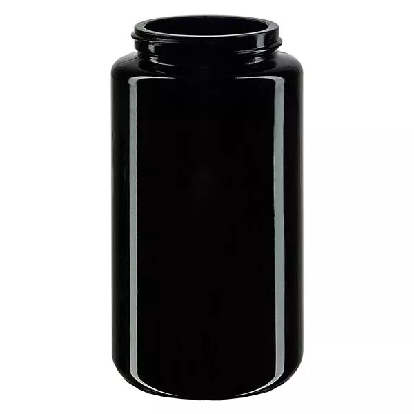 Słoik z szeroką szyjką, szkło fioletowe, 200 ml, bez pokrywki