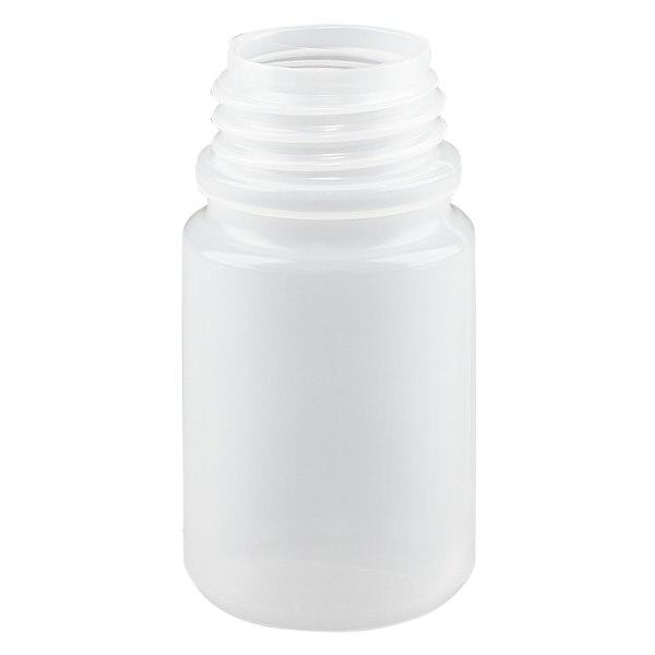 Butelka laboratoryjna 50 ml z szeroką szyjką bez zakrętki Butelka laboratoryjna 50 ml z szeroką szyjką bez zakrętki