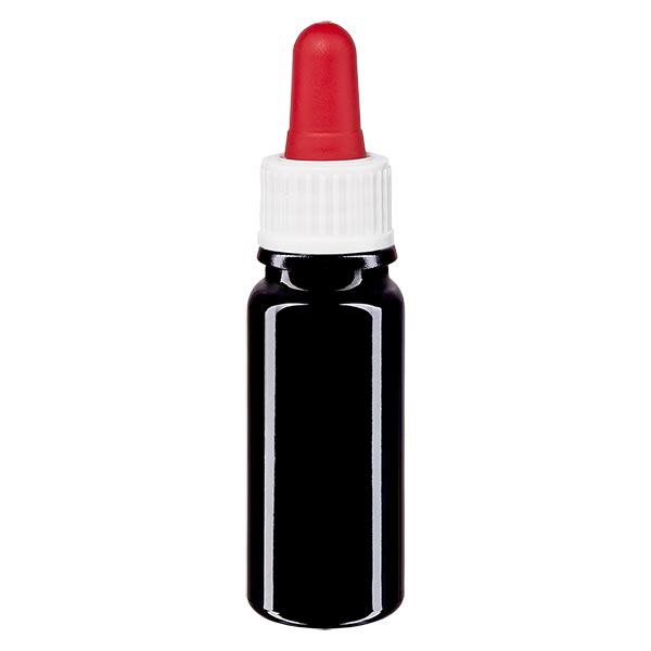 Butelka apteczna viol. 10ml pipeta biała/czerwona szt. Butelka apteczna viol. 10ml pipeta biała/czerwona szt.
