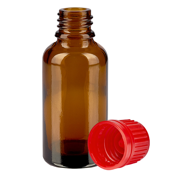 Butelka 30 ml 11 mm SV czerwona OV BrownLine UT18/30