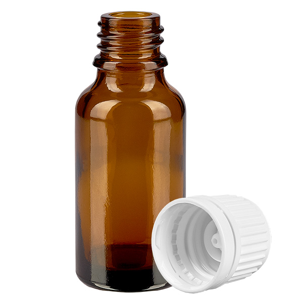 Butelka 20 ml 11 mm SV bia&#322;a OV BrownLine UT18/20