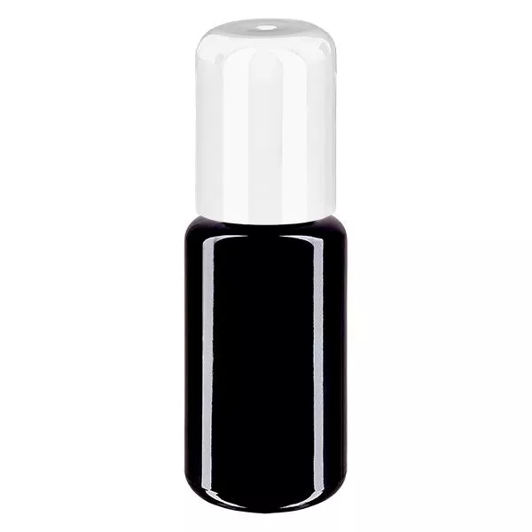 Butelka apteczna viol. 20ml nakrętka roll-on biała
