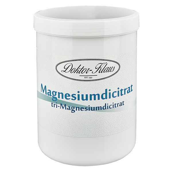 1000 g bezwodnego dicytrynianu trójmagnezowego Doktor-Klaus 1000 g bezwodnego dicytrynianu trójmagnezowego Doktor-Klaus