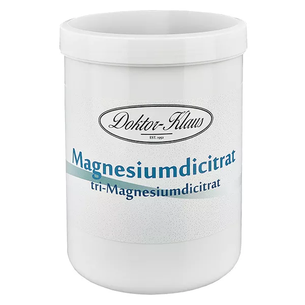 1000 g bezwodnego dicytrynianu trójmagnezowego Doktor-Klaus 1000 g bezwodnego dicytrynianu trójmagnezowego Doktor-Klaus