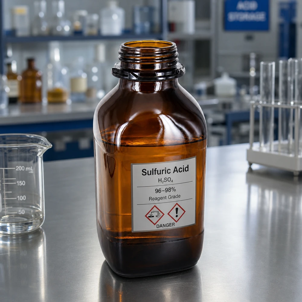 Profesjonalna butelka chemiczna 1000 ml o jakości odczynnika do substancji o wysokiej czystości