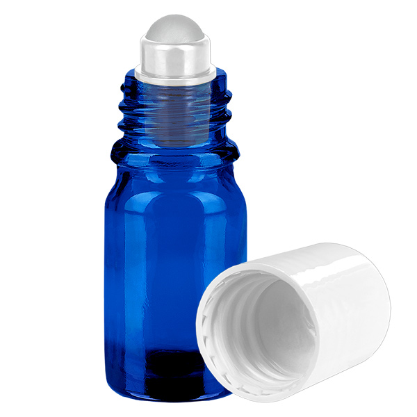 Butelka roll-on 5 ml bia&#322;a STD BlueLine UT18/5