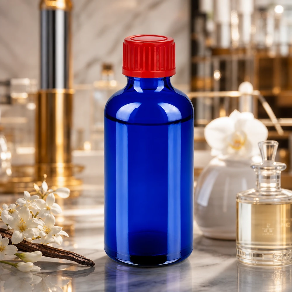Kompaktowa butelka 50 ml BlueLine UT18/50 z zakrętką 11 mm do zastosowań profesjonalnych