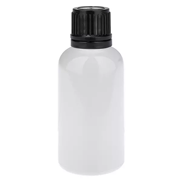 Butelka 30 ml, zakrętka 11 mm czarna, zamknięcie zabezpieczające WhiteLine UT18/30