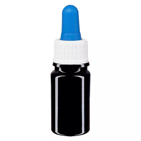 Butelka apteczna viol. 5ml pipeta biała/niebieska szt. Butelka apteczna viol. 5ml pipeta biała/niebieska szt.