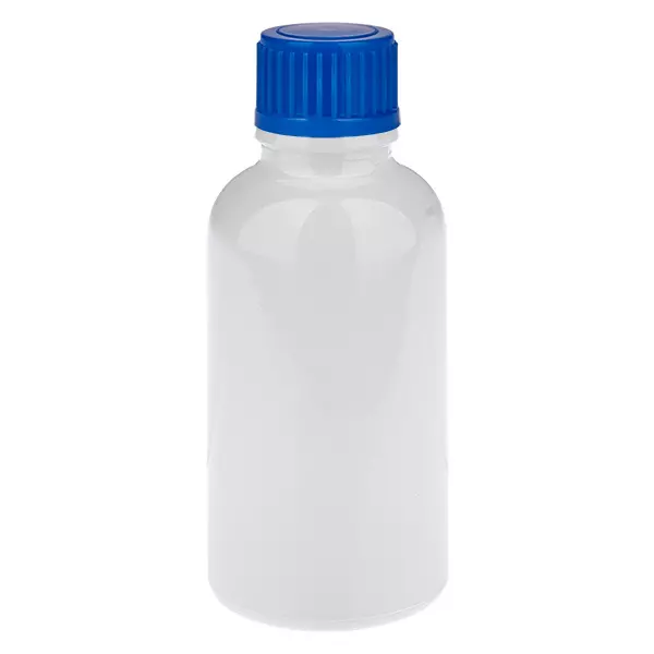 Butelka 30 ml z niebieskim zakrętką 11 mm, standardowa WhiteLine UT18/30