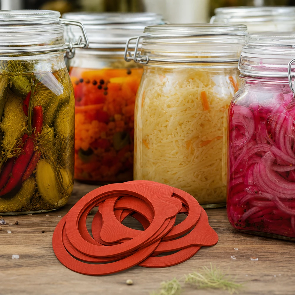 Pierścień wrzący z kauczuku naturalnego RR60 Pierścienie konserwujące RR60 Guma naturalna przed słoikami ze sfermentowanymi warzywami Kiszona kapusta Kimchi Kiszone ogórki Cebula