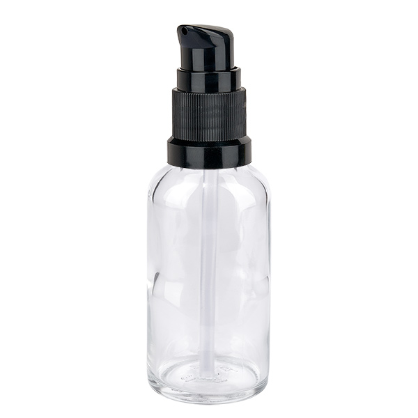 Butelka z pompką 30 ml czarna STD ClearLine UT18/30