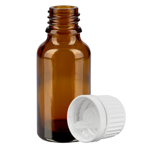 Butelka z kroplomierzem 20 ml 0,7 mm biała OV BrownLine UT18/20