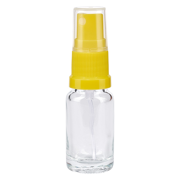 10 ml butelka ze spryskiwaczem żółta/przezroczysta STD ClearLine UT18/10 10 ml butelka ze spryskiwaczem żółta/przezroczysta STD ClearLine UT18/10
