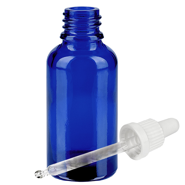 Butelka z pipetą 30 ml biała OV BlueLine UT18/30