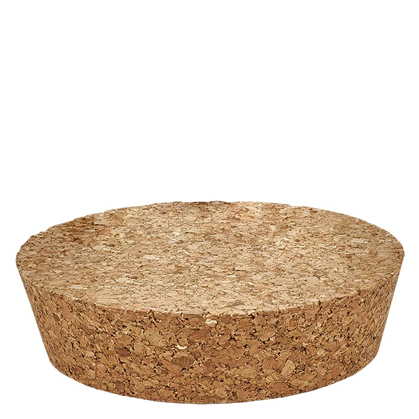 1062ml słoik tulipan WECK RR100 z korkiem naturalny Korek WECK RR80 do otworu 75mm wykonany z naturalnego korka brązowy okrągły średnica 72-82mm wysokość zamknięcia 20mm