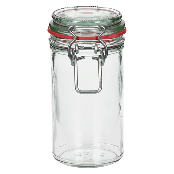 S&#322;oik do przechowywania o pojemno&#347;ci 272 ml z uchyln&#261; pokrywk&#261; UNiTWIST. Kompletny s&#322;oik z gumowym pier&#347;cieniem w rozmiarze RR67.