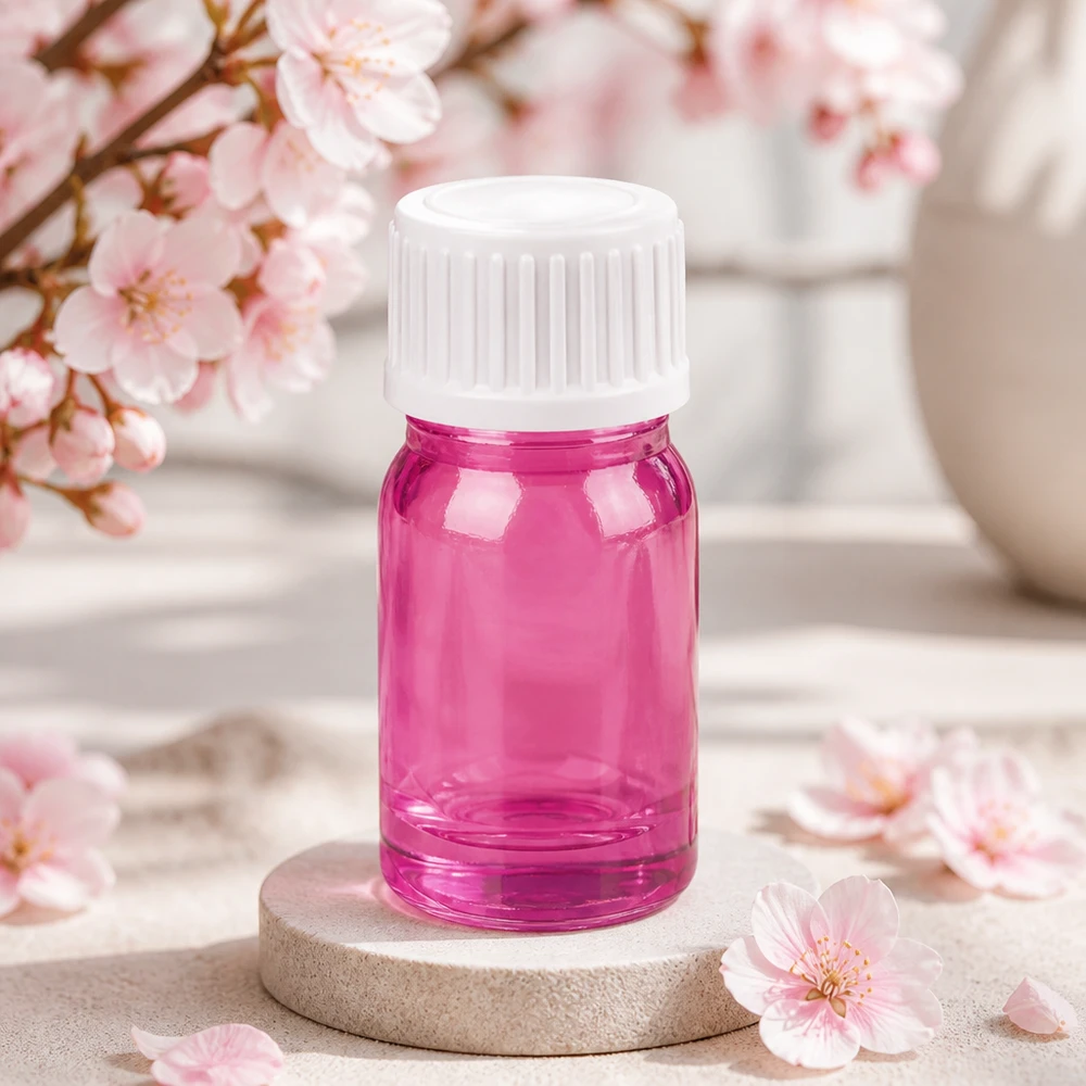Butelka z zakraplaczem 5 ml 0,9 mm biała standardowa PurpleLine UT18/5 Kompaktowa butelka z zakraplaczem 5 ml, fioletowa, przezroczysta, z zakrętką STD PurpleLine UT18/5