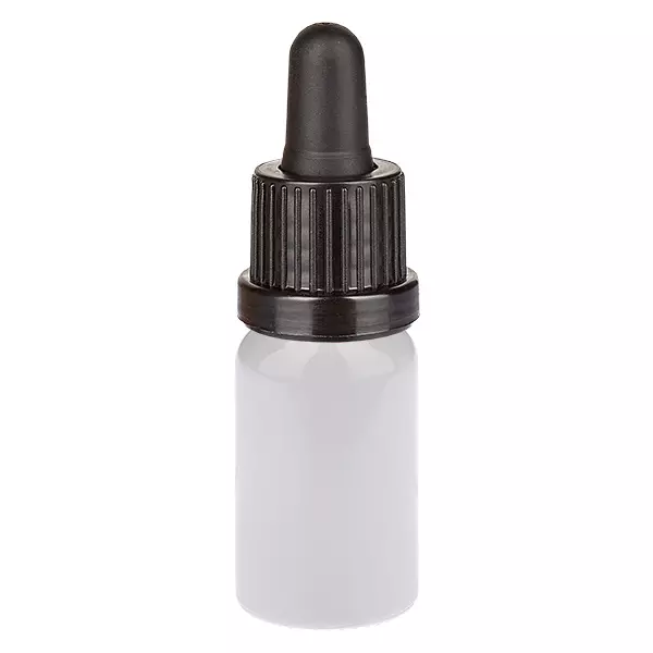 Butelka z pipetą 10 ml, czarna, zamknięcie zabezpieczające WhiteLine UT18/10 Butelka z pipetą 10 ml, czarna, zamknięcie zabezpieczające WhiteLine UT18/10