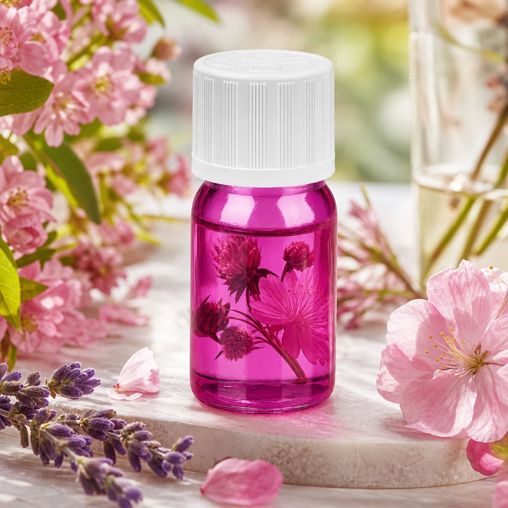 Butelka z zakraplaczem 5 ml 1,2 mm biała standardowa PurpleLine z zabezpieczeniem przed dziećmi. UT18/5 Butelka z zakraplaczem o pojemności 5 ml wykonana z wysokiej jakości szkła z precyzyjnym zakraplaczem KiSi do aromaterapii