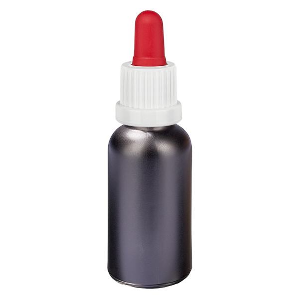 Butelka z pipetą 30 ml biała/czerwona OV BlackLine UT18/30 Butelka z pipetą 30 ml biała/czerwona OV BlackLine UT18/30